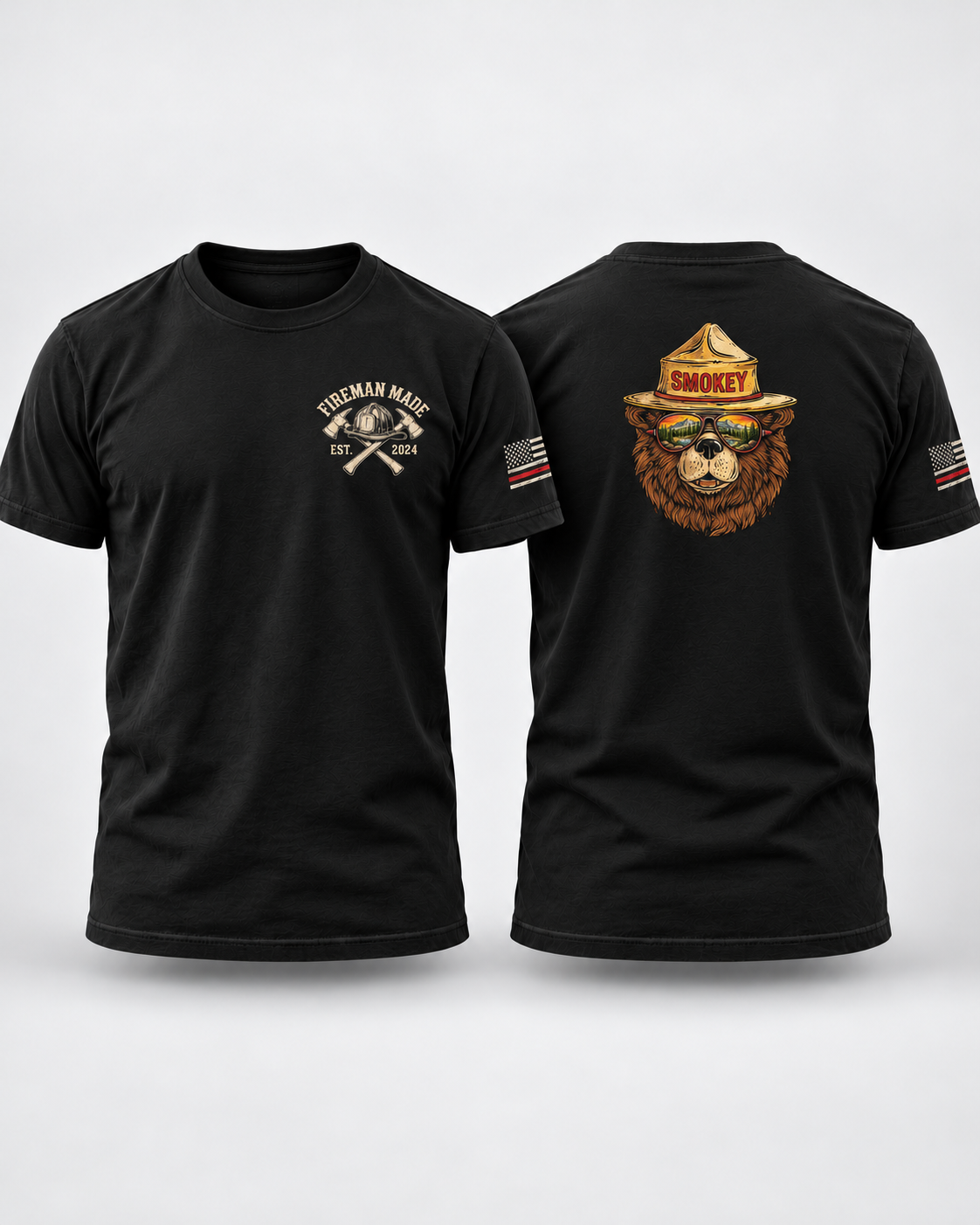 Fireman Made – Smokey Bear Aviator Tee