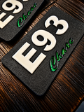 Custom Firefighter Leather Helmet Tag | Personalized Name & Number